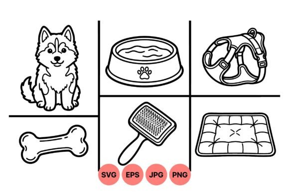 Cute Husky Dog Pet Supplies