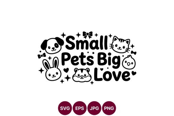 Cute Small Pets Svg Design