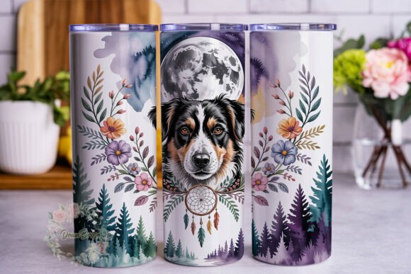 Dreamy Dog Floral Forest 20oz Wrap