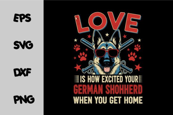 German Shepherd Lover Funny Dog Graphic