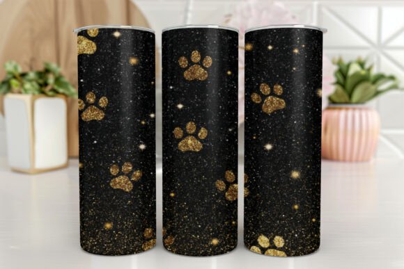 Paw Tumbler PNG Design Dog Lover