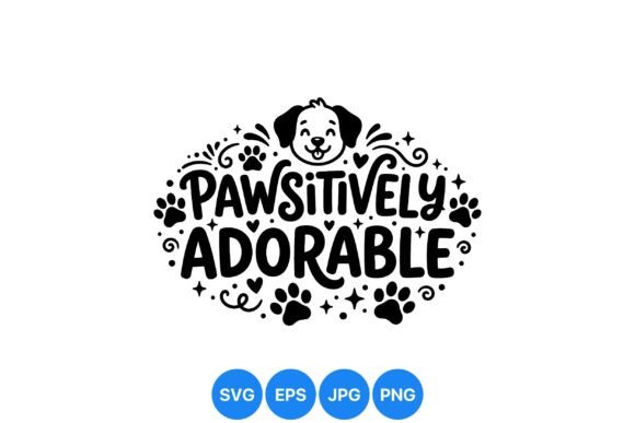 Pawsitively Adorable Dog Design