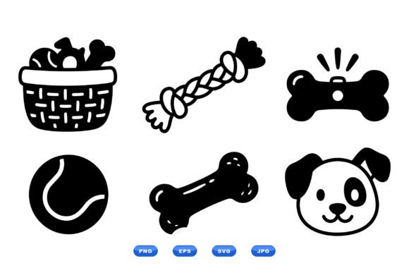Puppy Toy Svg Icon Set Review